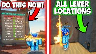 Do This NOW For The Fisch Atlantis Update + ALL NEW LEVER LOCATIONS (Roblox)