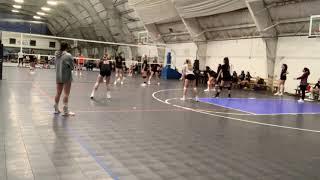 Pa Elite 15 Maroon vs Eldge Elite Black 04/11/21 match 1 set 2