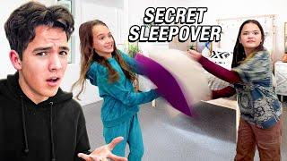 Sneaking Out for an EPIC secret SLEEPOVER! CAUGHT!!