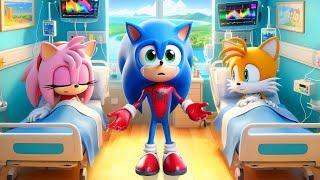 AMY & TAILS Please Wake Up! Don't Leave SONIC SPIDERMAN Alone!️| Sonic The Hedghog 3 Animation