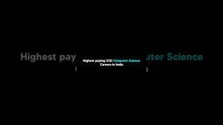 Highest Paying Career in Computer Science! #coding #codinglife #job #developer #engineering #skills