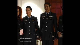 India's first 3 young women fighter pilots      #airforce #motivation