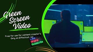 Green Screen Video {Modern Control Room} Free For Use