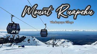 Snowy Mt Ruapehu: New Zealand's Majestic Volcano