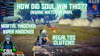 SouL Regaltos unbelievable Clutch | How did SouL win this?? Best Match PMPL | FNC•Franky WIPE vs TT