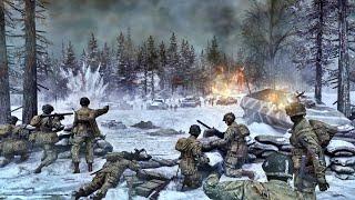 Massive German attack on 101st Airborne defense | Gates of Hell Battle of the Bulge