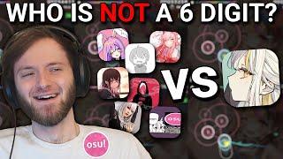 7 Six Digits vs 1 Secret Top Player (osu!)