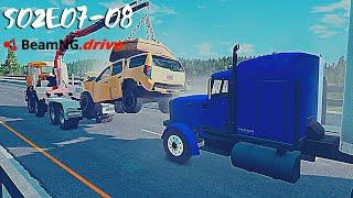 Beamng Drive Movie: Deep Impact (+Sound Effects) |Parts 17-18| - S02E07-08