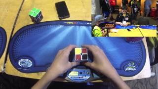 2x2 Cube Former WORLD RECORDS - 0.58 Single & 1.55 Average! - Rami Sbahi