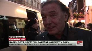 Karel Gott na pátečním koncertu festivalu Khamoro exkluzivně pro ROMEA TV