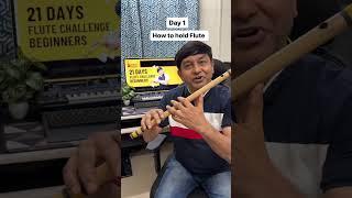 Day 1 How to hold Flute Flute Learning Challenge |G Synth Musica | Milind sir |