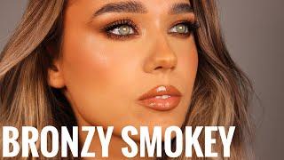 Easy Bronzy Smokey Eyes Makeup Tutorial | Claudia Neacsu