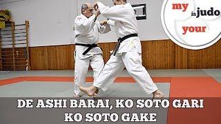 Tecniche di Judo: De Ashi Barai, Ko Soto Gari, Ko Soto Gake