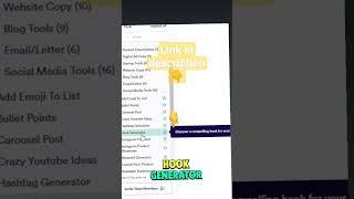 Generate your instagram hooks -http://www.copy.ai/?via=deepak-kumar-yadav #onlineearning