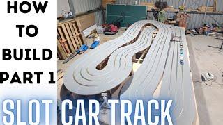 How to build a wood-routed Slot car track Part 1. The delivery