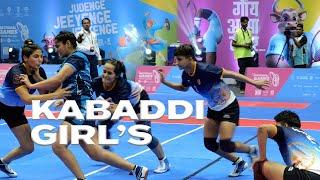 Kabaddi, Haryana Vs Rajasthan,Women's Semifinal, Highlights. 37th National Games Goa, 2023.