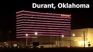 A little history and driving through Durant, Oklahoma.  Choctaw Casino KOA