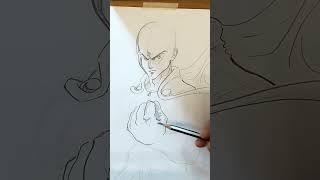 Saitama's timelapse drawing. #saitama #onepunchman #drawing #dibujo #ilustracion #illustration