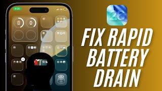 Rapid Battery Drain on iPhone 15/16 After iOS 26 Update? Real Fix!