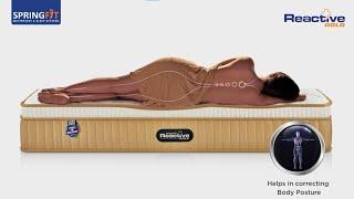 Springfit's ReActive Gold Mattress | New therapy for your spine.