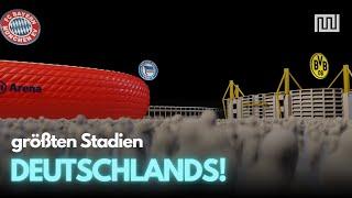 DIE GRÖSSTEN STADIEN DEUTSCHLANDS! 3D Vergleich ️