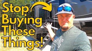 Save Your Money, You'll Thank Us Later! Stop Buying These Things! Fulltime RV Living!