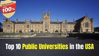 Top 10 Public Universities in the USA