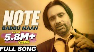 Babbu Maan - Note | Itihaas | Latest Punjabi Songs 2016