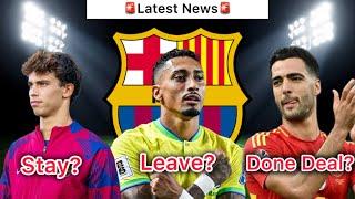 Raphinha to Leave Barcelona? | Joao Felix decides on his future | Barcelona ahead for Merino & MORE!