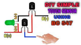 How to Make Simple Touch Sensor | Easy Electronics Project @Ezi Circuits