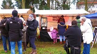 Best German Bratwurst at Christmas Market | Street Food Berlin Germany