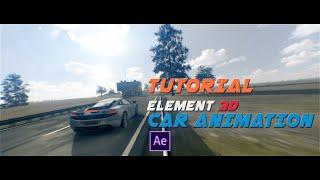 How to animate Car inside After Effect using Element 3D II After Effect tutorial