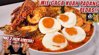 MUKBANG MIE GAGA KUAH PADANG PAKE LOBSTER, UDANG, TELUR!!