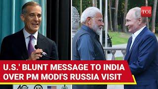 Biden Tried To Stop Putin-Modi Meet; Frustrated U.S' Big 'Warning' To India | Watch