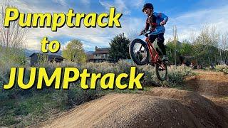 Building our Backyard Pumptrack into a Jumptrack!
