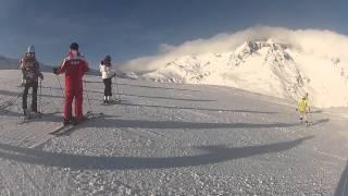 Skiing in Valmorel, French Alps - 30/01/2013