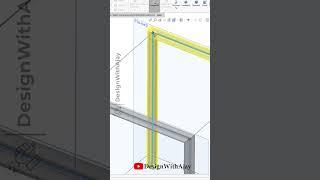 How to design a Mounting Table Steel Frame for machines   |design with ajay| @DesignWithAjay