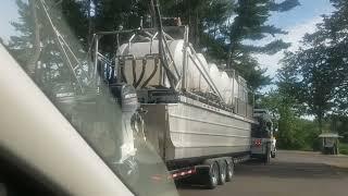 Pontoon With Giant Jugs At Carson Park Eau Claire Wisconsin