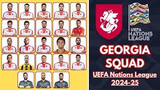 GEORGIA Squad For UEFA Nations League 24/25 | UEFA Nations League 24/25 | Georgia Squad Update 24/25