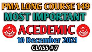 pma long course 149 academic preparation | Most important academic questions | Honoured Sir | PMA