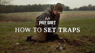 How To Make a Dirt Hole Trapping Set for Coyotes | How To Catch Predators | Land Management