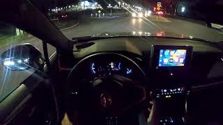 POV NIGHT DRIVING Impressions ASMR - 2023 Toyota Rav4 Hybrid SE AWD