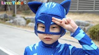 [17분] 슈퍼라임의 웃기는 파자마삼총사 단편 드라마 종합편 Let's play in PJ Masks