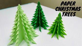 Paper Christmas Trees | Easy Christmas Crafts