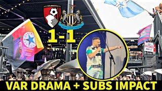 *UNREAL ATMOSPHERE* Hosting Stack Fan Zone! Bournemouth 1-1 Newcastle