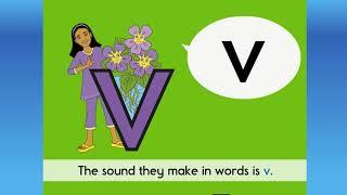 Letterland Phonic Compilation: Alphabet Letter V Stories, Songs, & Writings.