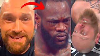 BOXERS REACT TO DEONTAY WILDER BRUTAL KNOCKOUT VS ROBERT HELENIUS | DEONTAY WILDER REACTIONS