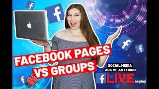 Should I Have a Facebook Page or Group + Other Social Media Questions