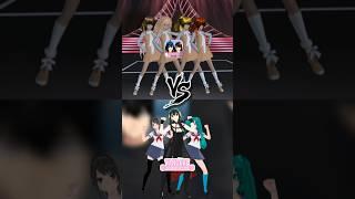 Battle Dance Sakura school simulator vs Yandere simulator #sakuraschoolsimulator  #yanderesimulator