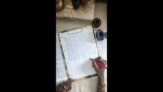 Write with Me ~ Study with Me ~ Writing ASMR ~ Writing with Ink